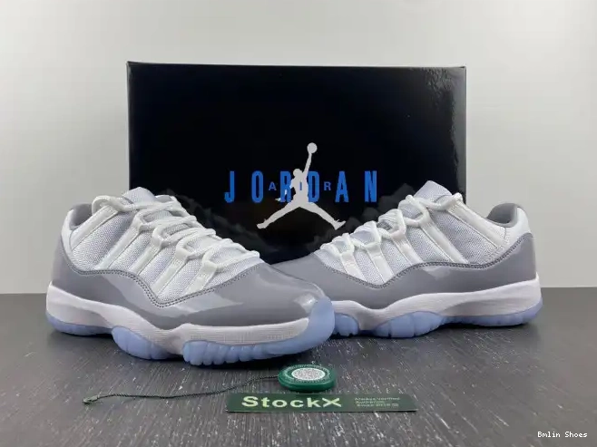 Bmlin 11 Low Grey Cement Jordan Air AV2187-140 0517